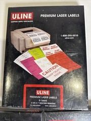 Uline Weather Resistant Laser Labels 2 5/8″ X 1″ 3000 Labels S-16643 Sealed
