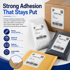 Large White Shipping Labels For Dymo 30256 2-5/16″ x 4″ Label Writer SE300 SE450