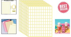 Versatile 0.5″ x 0.75″ White Labels – 3300 High-Quality Stickers for Crafting
