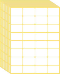 480 Pcs White Blank Labels Self Adhesive Library Book Spine Labels 1″ X 1.5″ Mai