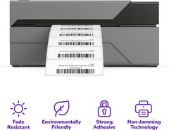 Direct Thermal 2×1 Barcode Labels – Commercial Grade Roll of 1000 Stickers