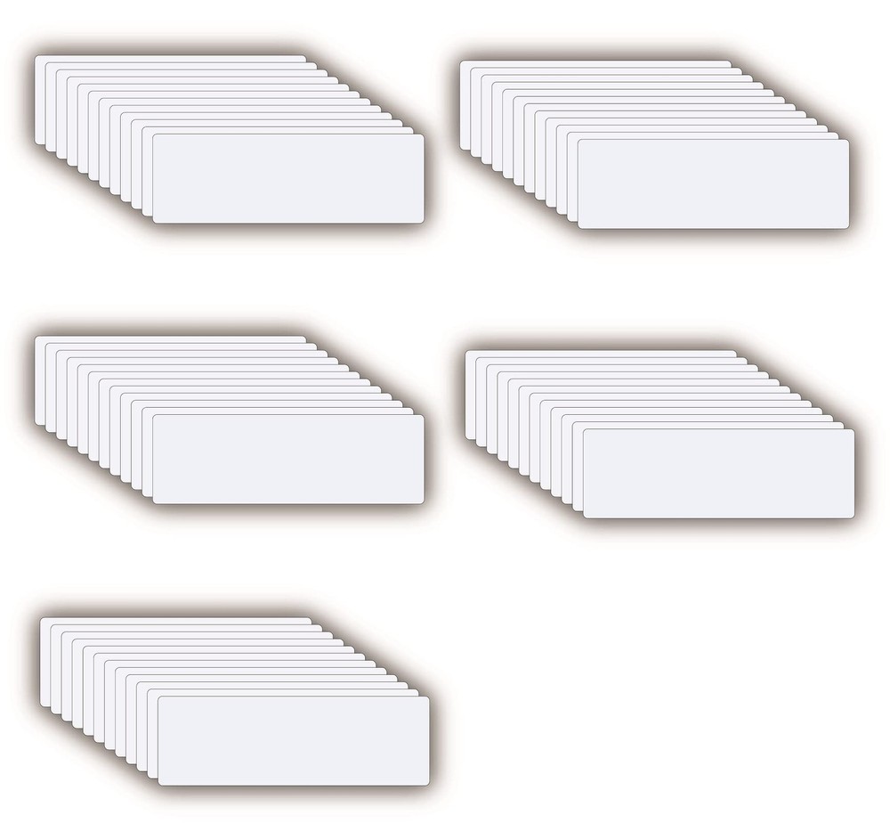 Dry Erase Magnetic Labels 1x3pack Of 60write On Magnets Stickerreal Waterproof