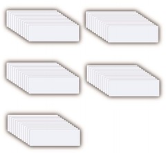 Dry Erase Magnetic Labels 1x3pack Of 60write On Magnets Stickerreal Waterproof