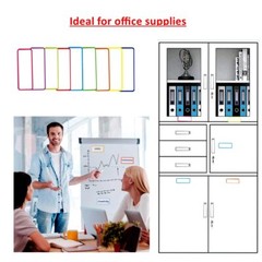54 Pcs Magnetic Dry Erase Labels Name Plate Tags for Classroom Office Whiteboard