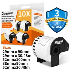 Shipping Address Labels for Brother DK-2205 DK-1241 DK-2243 for QL-500 QL-700