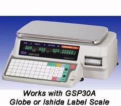 Globe Scale Label for GSP30A #4631 | Blank Label Roll | 800 Labels Per Roll |…