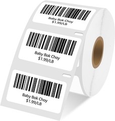 4Rolls Compatible DYMO 30334 Multipurpose Barcode Labels 2-1/4″ x 1-1/4″ LW450