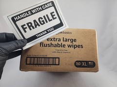 Lot of 50 Ebay Seller Large 4″ x 6″ Fragile Handle with Care Cover-up Labels