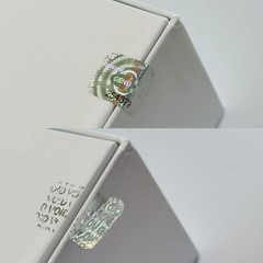 500PCS Tamper Proof Hologram Security Stickers with Serial Numbers