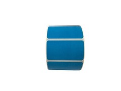 Direct Thermal Zebra Labels- 2×1.5 Blue Color 1000 labels per roll, 1-10 Rlls