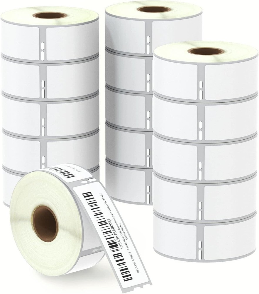 16 Rolls Betckey 1-1/8″ x 3-1/2″ Address 350 Thermal Labels 30252 Dymo LW 450