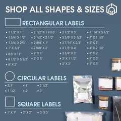 Versatile 0.75″ Round Blank Stickers – 250 Sheets for Inkjet & Laser Printers