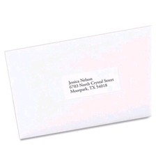 Avery Ave48460 Laser/Inkjet Label, 2 5/8 In Label W, 1 In Label H, 3000 Labels