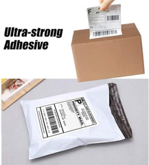 4 x 6 Direct Thermal Shipping Labels with Perforations, Pack of 500 Thermal Labe