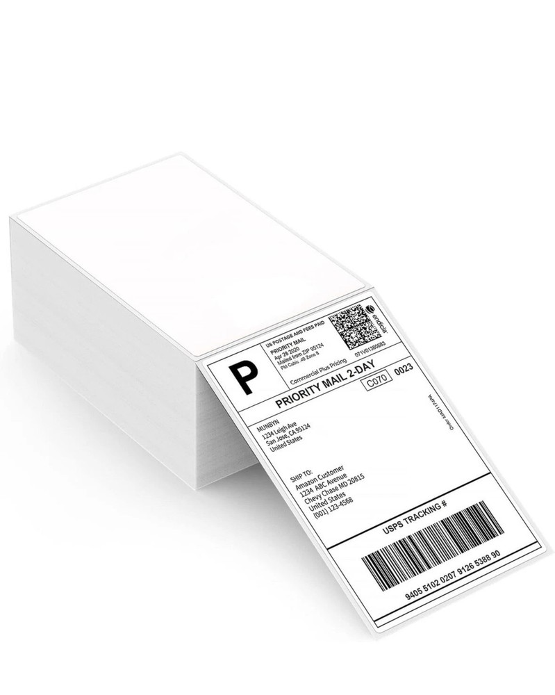 4″x6″ Fanfold Direct UPS Thermal Shipping Labels for Zebra and Rollo Printers