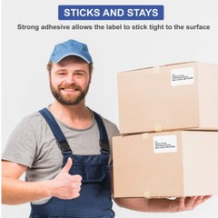 4×3-1/3″ Shipping Labels 6 per Sheet for Packing Slips & Barcodes, Laser/Inkjet