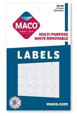 Maco Multi-purpose labels MR-808 White