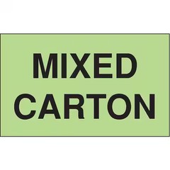 Tapecase 16U887 3″ X 5″ Adhesive Back Shipping Labels, Mixed Carton, Pk500