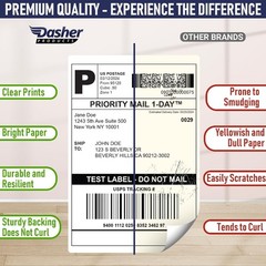 Thermal Shipping Labels Compatible with Dymo LabelWriter 4XL 1744907 4×6 Inte…