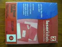 Z Mailing Labels Full Sheet Laser 8-1/2″x11″ 100 White avery 5165 equivalent
