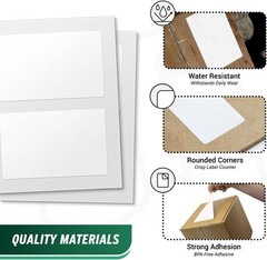 4.25″ X 6.75″ (4-1/4″ X 6-3/4″) Blank Stamps.Com SDC-1200 Shipping Labels, White