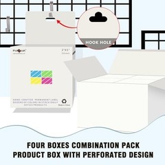 Inventory Color Coding Labels 3×5 Inch 1000 Count Rectangle Stickers 4 Colors
