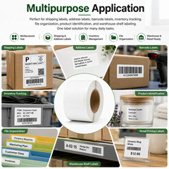 1Roll DK-1247 Shipping Labels 4.07 x 6.4 in Use for Brother QL-1100 QL-1110NWB
