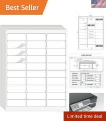 Bulk 900-Pack Address Labels 1″x2-5/8″ – Ideal for Mailing & Organization