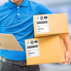 Thermal Labels 4×6 Roll – 500 Direct Thermal Perforated Postage Shipping Labe…