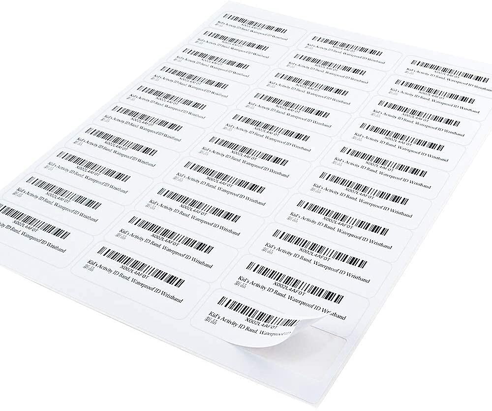 L LIKED 30-UP 1″ X 2-5/8″ Self Adhesive Shipping Labels/ 15,000 labels