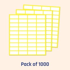1000 Pieces, 0.75″ x 0.3″ – Small Labels Stickers to Write on, W