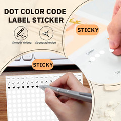 1/4 Inch Roll Color Coding Labels,4200Per round Adhesive Circle Dot Stickers Dis