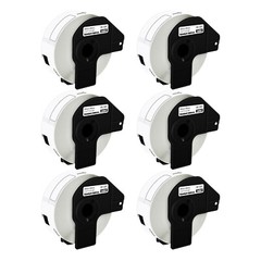 6 PK DK-1201 Die-Cut Label for Brother QL-500 720NW 1060 1-1/7″ x 3-1/2″ W/Frame