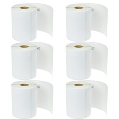 6Rolls of 220 Shipping Labels for DYMO 1744907 LW 4XL Direct Thermal 104mm×158mm