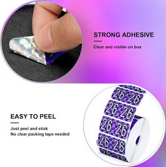 500Pcs 2026 Stickers, 3/4X1-1/2 Inch File Folder Labels 26 Colored Sel