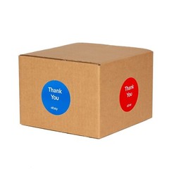 100 Pcs 3” Thank You ebay Sticker 3 colors Labels Box Tags