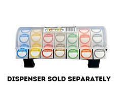Removable Day Labels – 1″ Peel Tabs – Weekly (Mon-Sun) – 7000 Stickers for FIFO,