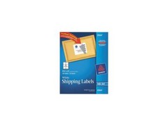 Avery TrueBlock Shipping Labels, Sure Feed Technology, Permanent Adhesive, 3.33″