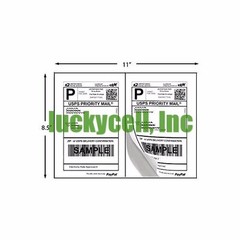 Labels 8.5×5.5 400 Shipping 8.5×5.5 Half-Sheet Self Adhesive Wood Free Paper