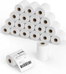 4″ x 6″ Shipping Labels – 20 Rolls, 5000 PCS, Strong Adhesive, Compatible with R