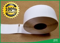 8 Address Rolls White Compatible 4XL(Dymo) Printers TURBO 30330 File Folder Tag