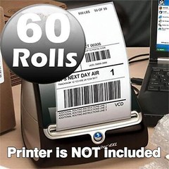 60 Rolls Direct Thermal Shipping Postage Labels 4×6 1744907 Compatible DYMO 4XL