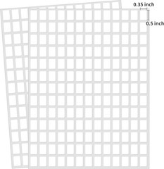3040 Pcs Matte Small White Labels Stickers Blank Labels Removable Price Tags