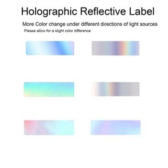 D30 Label Tape 320 PCS Thermal 12×40 mm Holographic Reflective 2 Rolls