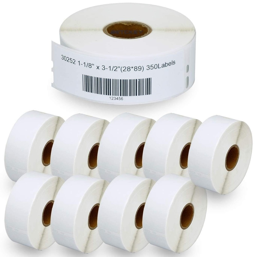 Compatible DYMO 30252 11/8″ x 31/2″ Address & Barcode Labels Compatible wit…