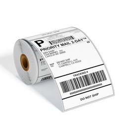 4×6 Thermal Labels, Shipping Address Label (Pack of 250 4×6 Roll Labels) – Co…