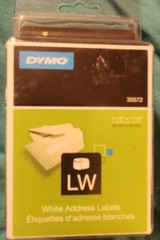 DYMO 30572 2 rolls per package 3 1/2″ X 1 1/8″ WHITE ADDRESS LABELS NEW LOWEST $