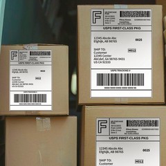 8.5×11 Full Sheet Shipping Address Labels Self Adhesive for Laser Inkjet Printer