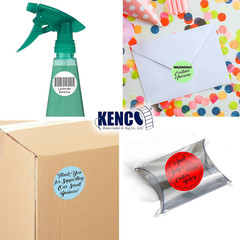 2” Circle Direct Thermal Perforated Stickers Labels for Barcodes, Address, Smal