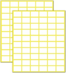 900 Pack Small White Price Stickers Labels 0.75 x 0.5 Inch for Product Pricing